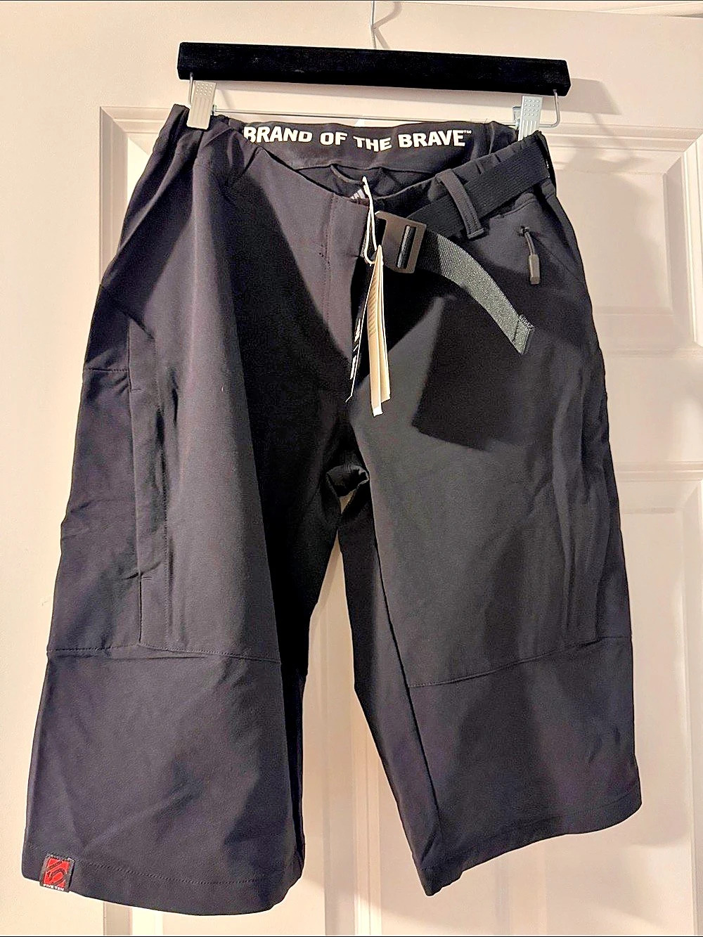 adidas W 5.10 TRAIL X B Athletic Shorts in Black Size Small